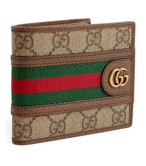 gucci wallet men gg supreme belge|Gucci GG Supreme Leather Wallet .